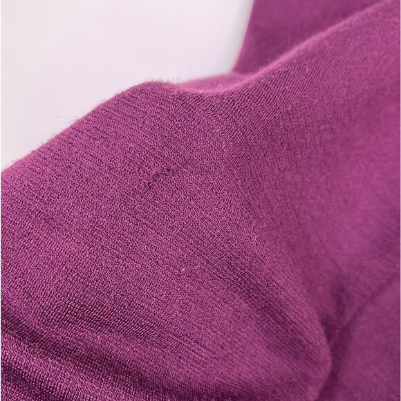 Ibex Merino Wool Quarter Zip Mock Neck Sweater Branded Sleeve Hiking - Large - Picture 10 of 12